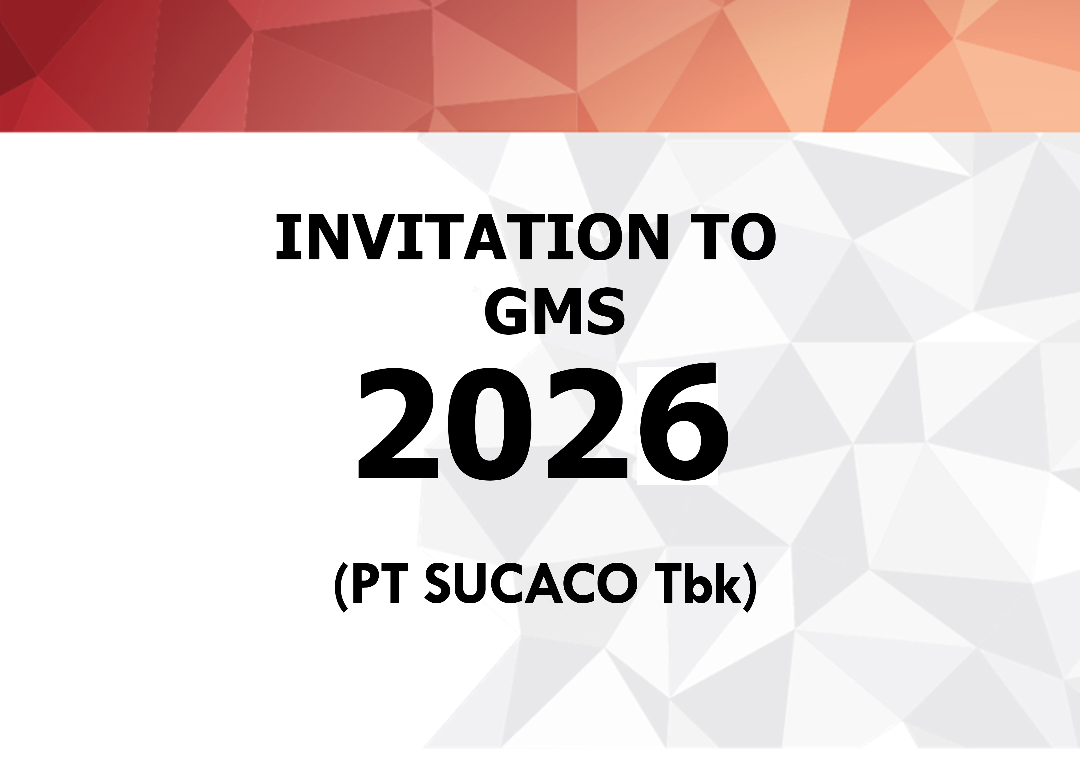 Invitation to AGMS 2026